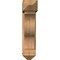 Ekena Millwork Funston Arts and Crafts Smooth Bracket w/ Offset Brace, Western Red Cedar, 7 1/2"W x 24"D x 32"H BKT0806X24X32FST03SWR - alternate 4